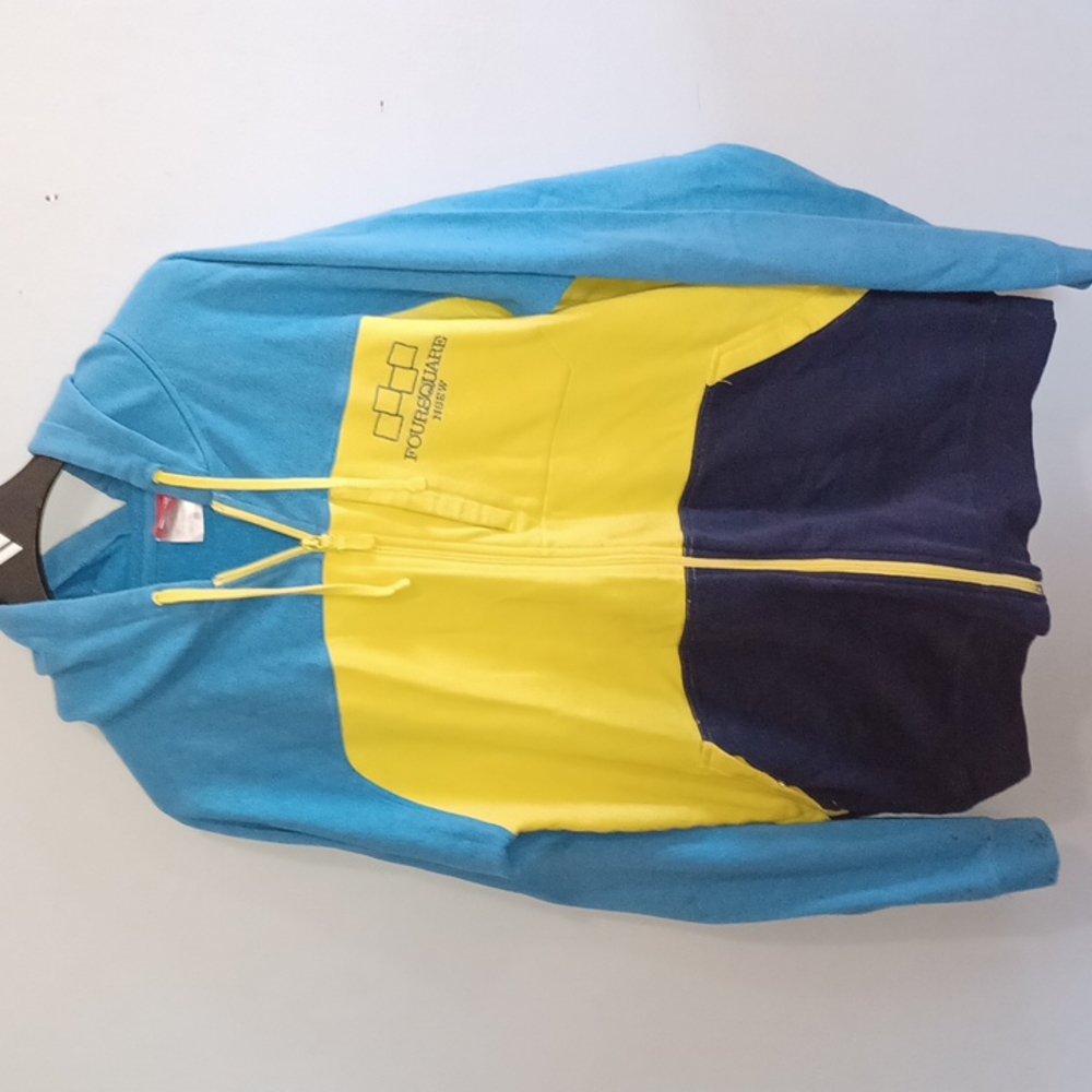 Foursquare Zip up hoodie. Size L